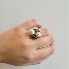 Anillos con perla barroca