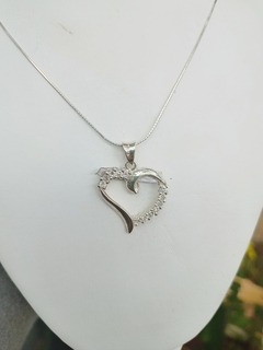 Dije de plata corazon - comprar online