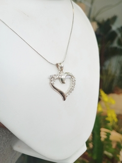 Dije de plata corazon en internet