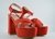 SANDALIAS - Art. M 901 GAMUZA ROJO - comprar online