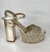 SANDALIAS CON GLITTER - PR 3051 PLATINO/ORO