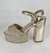 SANDALIAS CON GLITTER - PR 3051 PLATINO/ORO en internet