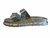 SANDALIA TIPO BIRK PLATAFORMA GOMA PLATA -2070 - comprar online