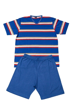 Pijama POLO CLUB Jersey 100% Algodón Talles Comunes y Especiales