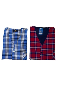 Pijama CAMISERO POLO CLUB Corto con Bermuda Talles Comunes y Especiales - comprar online