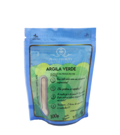 Argila em Pó Verde - Phállebeauty Cosmetics