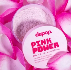 Pó Solto Ultrafino Pink Power Rosa Mosqueta - Dapop - loja online