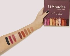 paleta de sombras 9 shades mariana saad by oceane swatches