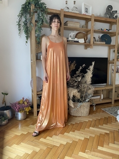 Vestido EMILIA (metal naranja ) - tienda online