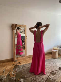 Vestido PAZ fucsia (seda gucci ) en internet