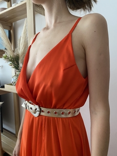 Vestido pampita naranja (Sedita) en internet