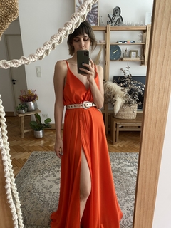 Vestido pampita naranja (Sedita) - Byfones