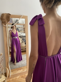 Imagen de Vestido paz violeta (seda gucci)