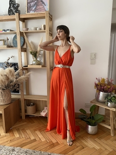 Vestido pampita naranja (Sedita)