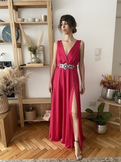 Vestido TONIA fucsia oscuro (Sedita) - Byfones