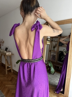 Pipa violeta (morley lycra ) - tienda online