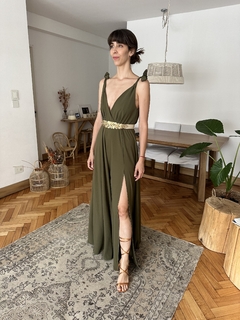 Vestido Tere militar (elastizado)