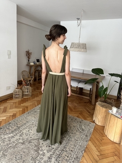 Vestido Tere militar (elastizado) en internet