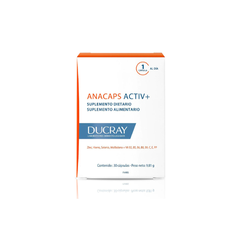 Ducray Anacaps Activ+ Suplemento Dietario x 30 capsulas