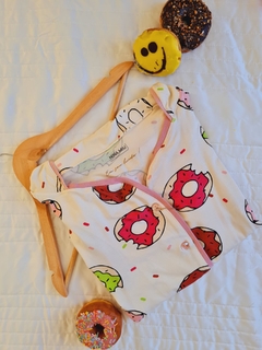 Pijama Donuts Creme - comprar online