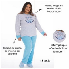 Pijama Plush Plus Size