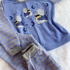 Pijama Moletinho Flanelado Infantil / Juvenil - comprar online