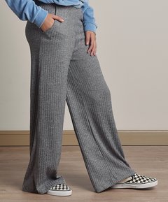 pantalón campané gris - comprar online
