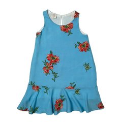 vestido voile flores - comprar online