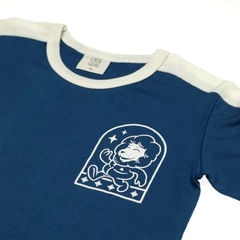 remera retro azul - comprar online