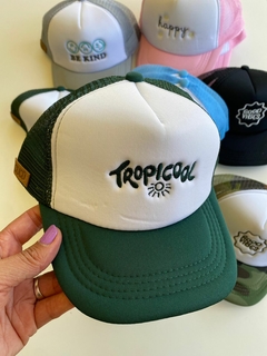 gorra power tropicool verde - comprar online