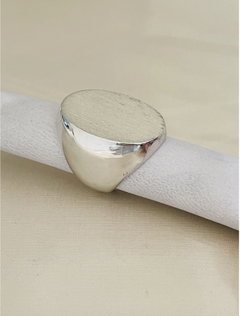 ANILLO OVAL SATINADO