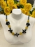 Collar de Hematite con ópalo amarillo