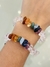 Pulseras de 7 chakras con cuarzo cristal