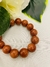 Pulsera esfera gold stone marron 10mm - comprar online