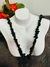 Collares de escallas de 60cm de obsidiana negra