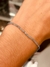 Pulsera de plata con aguamarina facetadas