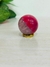 Esfera de piedra natural de agata fucsia