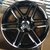 LLANTA ORIGINAL 16" 4X100 VW GOL TREND SPORTLINE DIAMANTADA Y NEGRA