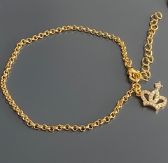 Pulseira Pingente Coroa - loja online