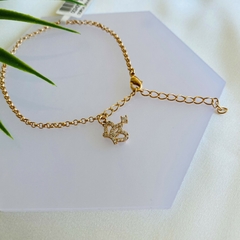 Pulseira Pingente Coroa - comprar online