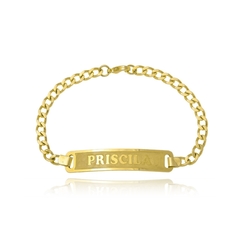 Pulseira Personalizada - Plaquinha