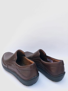 Zapato de cuero con elásticos Roble (1807) - Calzados Miguel Angel - Zapatos de cuero