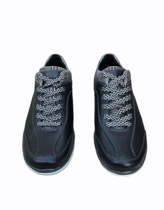 Zapatilla de cuero combinada Cavatini (70-5106) - Calzados Miguel Angel - Zapatos de cuero