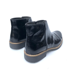 Bota de cuero charol Gina Ferrari (9000) - Calzados Miguel Angel - Zapatos de cuero