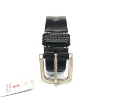 Cinturón de cuero negro Bianchi (3111) - comprar online