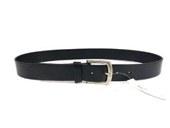 Cinturón de cuero negro Bianchi (3179)