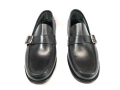 Mocasín de cuero con hebilla Messina (437) - Calzados Miguel Angel - Zapatos de cuero
