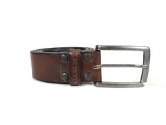 Cinturón de cuero marrón Bianchi (617) - comprar online
