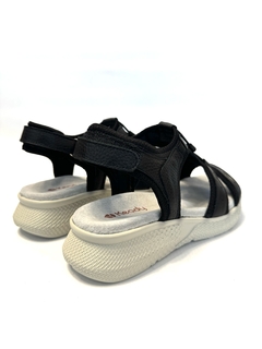Sandalia de cuero combinada Keady (7009) - Calzados Miguel Angel - Zapatos de cuero