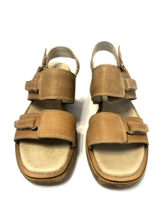 Sandalia de cuero con abrojo Keady (6110) - Calzados Miguel Angel - Zapatos de cuero